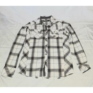 Men's BKE Plaid Button Down long sleeve shirt size small